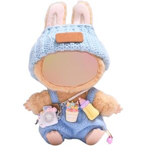 Clothes Set for Doll, Clothes for Dolls Outfit,Cute Doll Clothes Suitable for 17cm Dolls Accessories，No Doll Included (Purple)