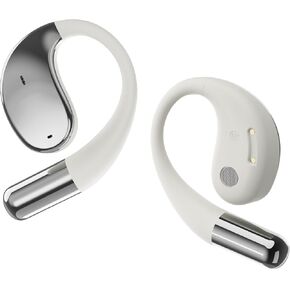 Wireless Earbud, Earphones Wireless Bluetooth Real time Earbuds Translation, 3-in-1 Translator, Bluetooth 5.3 Earphones Translating Device for Travel/Business/Leaning, Argent