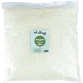 All American Wax Soy Wax Flakes – 1 lb Bag | Natural Soy Wax for Candle Making | Clean Burning, Easy to Melt, Great Scent Throw | DIY Candle Supplies
