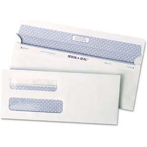 Quality Park 67539 Reveal/Seal Envelopes,Check,No.8-5/8,3-5/8-Inch x8-5/8-Inch,500/BX,WE