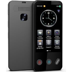 Language Translation Device, Two Way Real-Time Voice Translation, Support 138 Languages, Offline & Recording & Photo Translation, Portable Translation for Travel/Business/Study