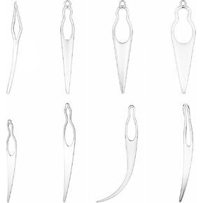 أداة 8pcs المتشابكة لـ LOCs ، أداة Sisterlock Retighten ، إبرة LOC Crochet for Dreads Silver Dreadlock لإصلاح الشعر.