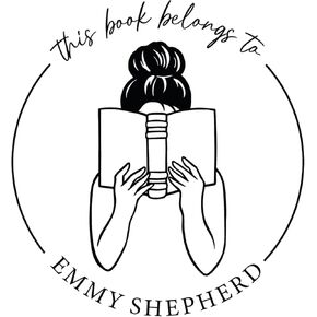 Floral Book Stamp by Pickled Stamps | Personalized Book Embosser & Self-Inking Custom Library Embosser | Ex Libris Book Lover Gifts