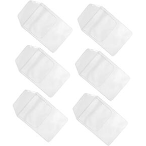 6 Pack Pvc Pen Pouch for Shirts Write Wipe Pockets Pocket Protector for Men School Office Use