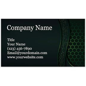 Premium Personalized Business Cards 3.5" x 2" - 100 Cards - 14Pt, Recycled, 28PT Business Cards - All Business Designs - 40+ Designs - 100% Made in the U.S.A. - Same Day Shipping (Bakers Table)