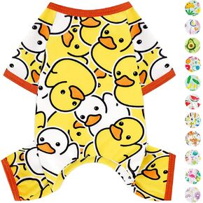 Dog Pajamas Pjs Dog Clothes for Small Dogs Girl - Boy - Medium Size Dogs, Soft Stretchy Puppy Clothes Doggie Onesies Cat Pet Jammies Outfit for Chihuahua Yorkie(Octopus Blue, Small)