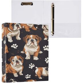 Caikeny 3 Ring Binder Dickens Chicks Gray Backs 1.5 بوصة المزروعة مزرعة حافظة حلقة Ring Ring مع 2 جيوب للمستلزمات المكتبية in Kuwait