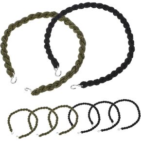 VICASKY 8Pcs Outdoor Boot Blousing Straps with Hooks Professional Elastic Ropes for Hiking Accessories Non Slip Design for Tidy Pants Leg and Comfortable Fit
