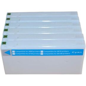 Ink Cartridges with Chip T7821 T7826 Compatible with SureColor D700 Printer 200ML Prefilled(Light Cyan)