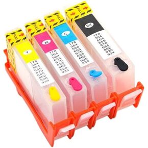 Refillable Ink Cartridge Compatible with HP934 935 ARC Chip Compatible with Officejet 6812 6815 6230 6820 6830 6830C 6835 Printers