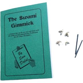 MilesMagic The Swami Gimmick | Magician's Mind Reading, Prediction Nail Writer with Routines Book and 4 Leads for Real Close Up Mentalism Magic Tricks