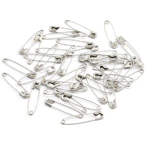 460 Pcs Safety Pins Assorted Heavy Duty Sewing Pins 7 Sizes for Clothing, Office Use Art Craft Sewing Jewelry Making Strong Nickel Plated Steel