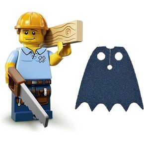 LEGO Series 13 Minifigures - Carpenter Minifig with Saw and 2x4 (71008)