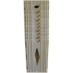 COMPUMATIC Time Card Holder, 10 Pockets, Modular, Wall Mount Rack, Fits Most Standard Cards From Acroprint, Amano,, Lathem, uPunch, and More