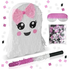 Halloween Ghost for kids and Adults Spooky Ghost Halloween Ghost Set Mexican Birthday Party Supply Decorations Fillable for Candy,Toys,Treats,Fun for Buster