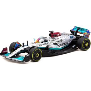 Tarmac Works AMG F1 W13 E Performance #63 George Russell Formula One F1 Miami GP (2022) "Global64 Series 1/64 Diecast Model Car T64G-F044-GR2