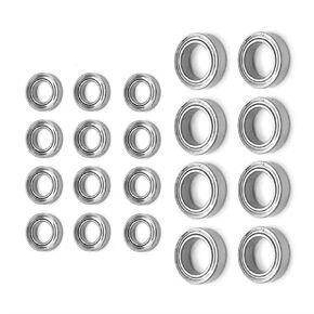 RC Car Upgrade Parts for Wltoys 124016 124017 124018 124019 144001 144002 144010 20Pcs Ball Bearing Set Replacement RC Car Spare Parts Accessories