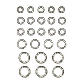 RC Car Accessories Compatible with Axial for RBX10 for Ryft 1/10 RC Crawler Car Spare Parts Accessories 25Pcs Model Car Bearing Steel Bearing