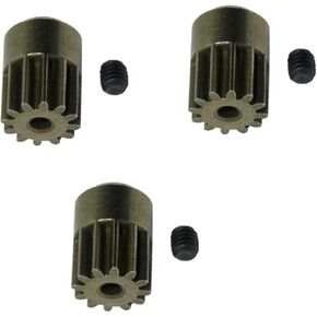 RC Spare Part Compatible with HBX for HAIBOXING 901 901A 903 903A 905 905A 1/12 RC Car Upgrades Parts Spare Accessories 3Pcs 12T Motor Gear