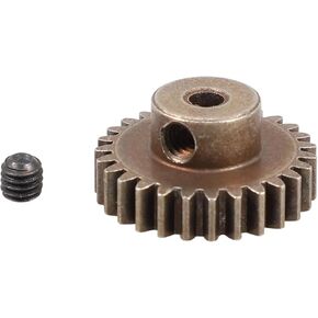 RC Spare Part Compatible with Wltoys 144001 124019 124018 A959-B A959B A969B RC Car Upgrade Parts Spare Accessories 27T Steel Motor Gear