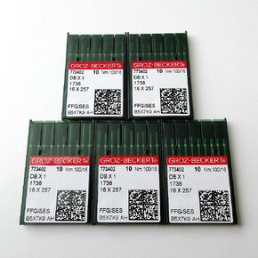 50 Pieces Groz Beckert Ball-Point Dbx1 16X231 16X257 1738 Sewing Machine Needles (11/75)