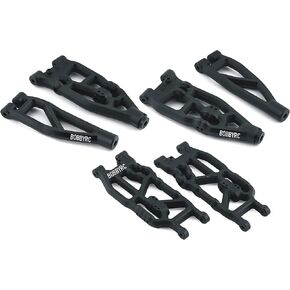 RPM RC (Black) Suspension Arms FRONT & REAR For ARRMA 6S Kraton,Outcast,Notorious,Talion 6s EXB + V5 Models