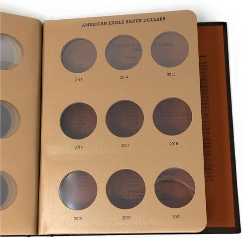 Dansco US American Silver Eagle Coin Album 1986 حتى الآن #7181 in Kuwait