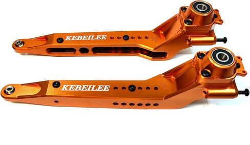 CNC 7075#Aluminum Rear Trailing arm&hub for LOSI RZR Rey 1/10 (Orange) in Saudi Arabia