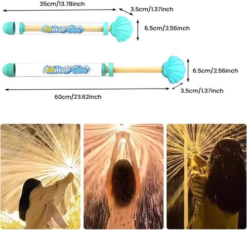 Firework Water Guns, Romantic Firework Style Water Spray Toy for Couples, Firework Water Squirter, High Pressure Pull-Out Sprinkler Spray Toys for Bathing Pool in Saudi Arabia