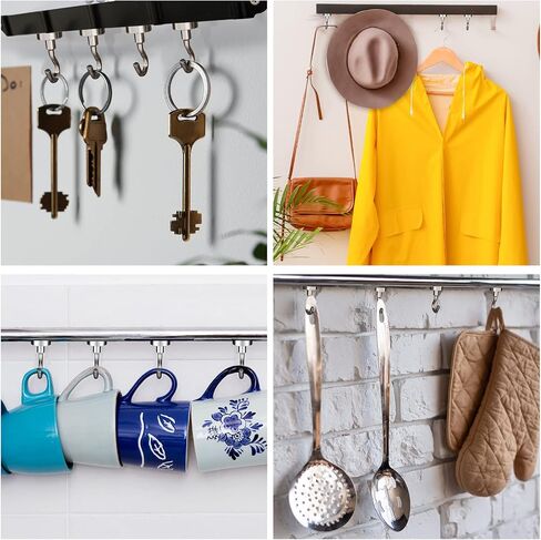 Grtard Magnetic Hooks Heavy Duty, Black 110 Lbs+ Magnetic Hooks, Magnets with Hooks for Cruise Cabins, Strong Magnet Hooks for Fridge, Hanging, Workplace, Grill, Kitchen and Home in Saudi Arabia