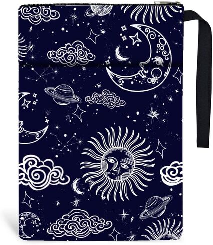 1pc Book Sleeve with Zipper 13.4x9.45 inches(34x24cm) Watercolor Forset Book Covers for Paperbacks Bookish Book Protectors for Students Teachers in Saudi Arabia