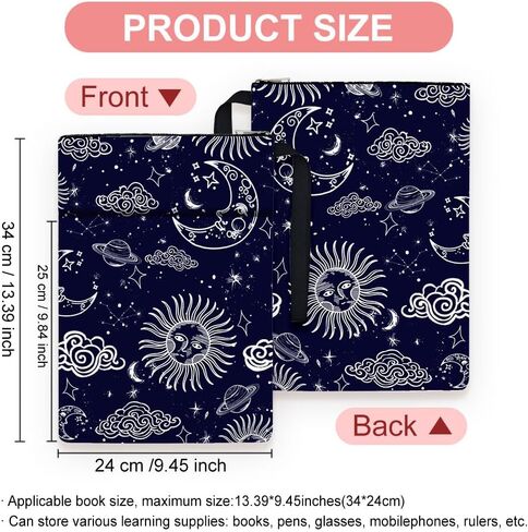 1pc Book Sleeve with Zipper 13.4x9.45 inches(34x24cm) Watercolor Forset Book Covers for Paperbacks Bookish Book Protectors for Students Teachers in Saudi Arabia