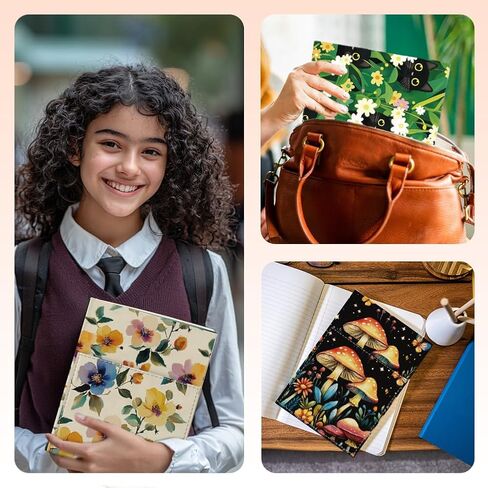 1pc غلاف غلاف الأكمام 20.9x10.6 بوصة أغطية كتاب بوليستر قابل للتعديل مع مرجعية محمية غلاف الفراولة بالألوان. in Kuwait