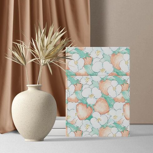 1pc غلاف غلاف الأكمام 20.9x10.6 بوصة أغطية كتاب بوليستر قابل للتعديل مع مرجعية محمية غلاف الفراولة بالألوان. in Kuwait