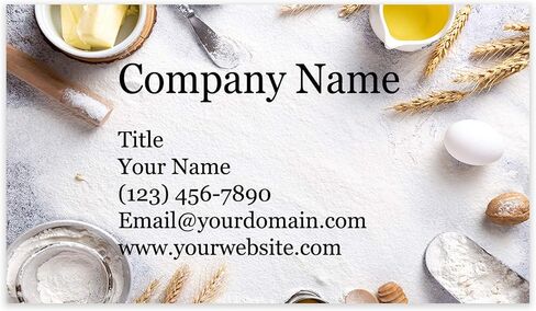 Premium Personalized Business Cards 3.5" x 2" - 100 Cards - 14Pt, Recycled, 28PT Business Cards - All Business Designs - 40+ Designs - 100% Made in the U.S.A. - Same Day Shipping (Bakers Table) in Saudi Arabia