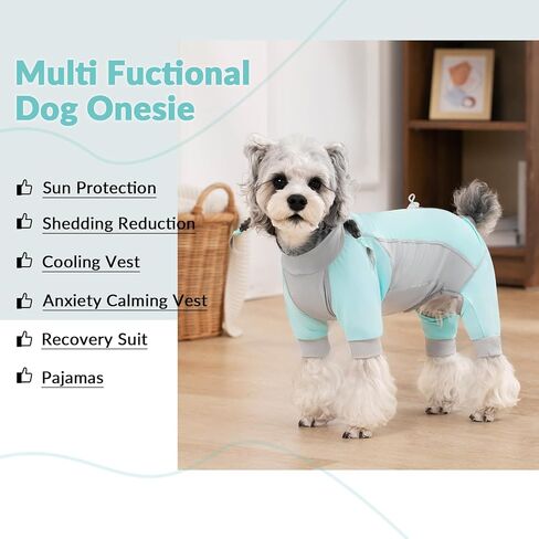Dog Sun Protection Shirt, UV Shirt for Dogs, Lightweight Breathable Cooling Vest, Quick Dry Dog Summer Clothes for Small Dogs in Kuwait