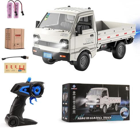 RC Car 1/16 RC DRIFT CAR RTR REMOTE CONTRING RACING PICKUP TRACK 2WD TRACK CRIFT OFF ROAD 2.4G مع MUSIC SPARTH و LITER HOPBY TOY MODEL FAR KIDS and ALVE (WHITE-1) in Kuwait