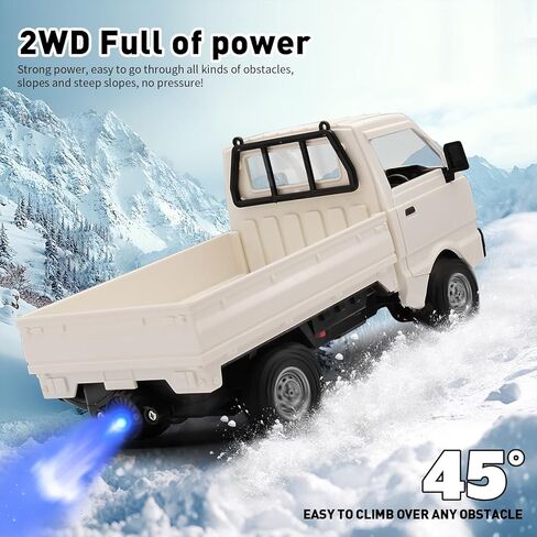RC Car 1/16 RC DRIFT CAR RTR REMOTE CONTRING RACING PICKUP TRACK 2WD TRACK CRIFT OFF ROAD 2.4G مع MUSIC SPARTH و LITER HOPBY TOY MODEL FAR KIDS and ALVE (WHITE-1) in Kuwait
