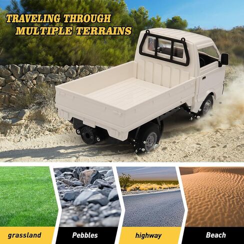 RC Car 1/16 RC DRIFT CAR RTR REMOTE CONTRING RACING PICKUP TRACK 2WD TRACK CRIFT OFF ROAD 2.4G مع MUSIC SPARTH و LITER HOPBY TOY MODEL FAR KIDS and ALVE (WHITE-1) in Kuwait