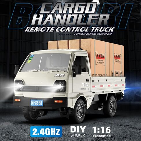 RC Car 1/16 RC DRIFT CAR RTR REMOTE CONTRING RACING PICKUP TRACK 2WD TRACK CRIFT OFF ROAD 2.4G مع MUSIC SPARTH و LITER HOPBY TOY MODEL FAR KIDS and ALVE (WHITE-1) in Kuwait