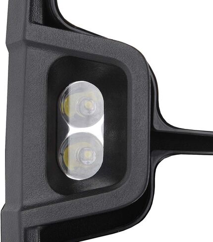 SCITOO Towing Mirrors for Chevy for GMC 2003-2006 for Silverado for Sierra for Tahoe for Suburban for Avalanche for Yukon Chrome Tow Mirror with Power Heated LED Turn Signal Running Clearance Light in Saudi Arabia
