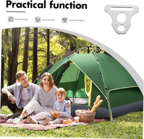 6pcs خيمة سلك الحبل ضباط الحبل دائمة الحبل لتخييم حبل الرياح الموتر السحابات متعددة الاستخدامات لخيمة آمنة وتركيبات الشمس في الهواء الطلق in Kuwait
