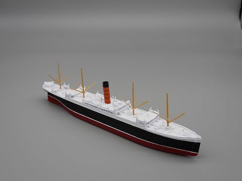 طراز RMS Carpathia - نسخة طبق الأصل مفصلة للغاية تاريخيًا لا توجد تجميع مطلوب (نموذج مع حامل) in Kuwait
