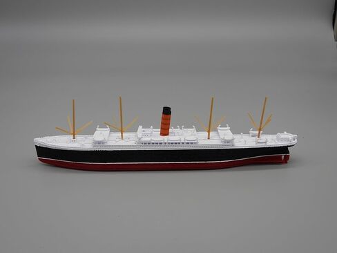 طراز RMS Carpathia - نسخة طبق الأصل مفصلة للغاية تاريخيًا لا توجد تجميع مطلوب (نموذج مع حامل) in Kuwait