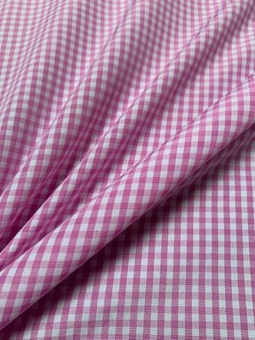 1/8 Inch Red Gingham Fabric by The Yard – 60" Wide Poly Cotton Blend, Small Checkered Material for Sewing, Quilting, Crafts, Tablecloths, Clothing in Kuwait