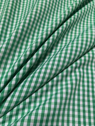 1/8 Inch Red Gingham Fabric by The Yard – 60" Wide Poly Cotton Blend, Small Checkered Material for Sewing, Quilting, Crafts, Tablecloths, Clothing in Kuwait