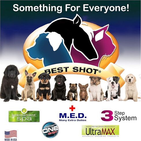 Best Shot Scentament Spa for Pets, Seasonal Facial Spa and Body Wash, Mango Maui, Tearless Shampoo, Hypoallergenic Body Wash, Reduces Tear Stains, 1 Gallon in Saudi Arabia