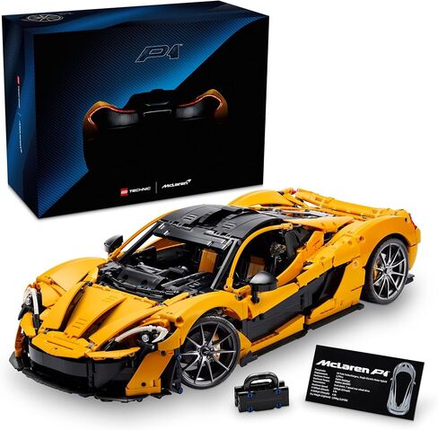 LEGO Technic McLaren P1 Scale Model Car for Adults, Racing Hypercar, Model Kit, for Men, Women, Parents and Husbands, Home Decor 42172 in Saudi Arabia