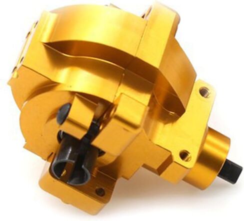 XBERSTAR RC Drive Diff Gear Box for HSP 1/10 94107 94106 94123 94108 RC Front Rear Gearbox Assembly Aluminum Alloy Differential Upgrade Parts (Silver) in Saudi Arabia