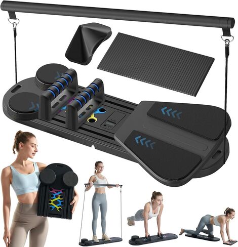 بكرة آب رولر 4D مع دعم للكوع وبساط للركبة، بكرة عجلة آب للتمرين الأساسي، بكرة آب رولر لتمرين عضلات البطن، عجلة دوارة لعضلات البطن، عجلات تمرين البطن لعضلات البطن، عجلة بكرات لوحية للمدرب الأساسي in Kuwait
